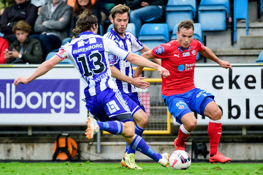 Helsingborgs Anton Wede och IFK Göteborgs Gustav Svensson