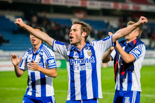 IFK Göteborgs Emil Salomonsson jublar