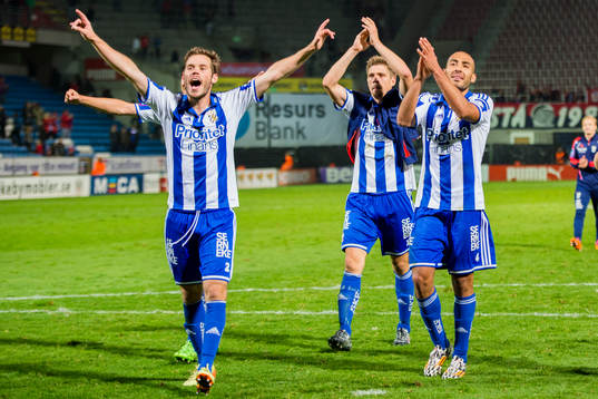 IFK Göteborgs Emil Salomonsson och Haitam Aleesami (th)