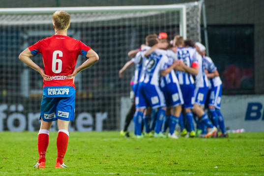 Helsingborgs Andreas Landgren deppar och IFK Göteborgs