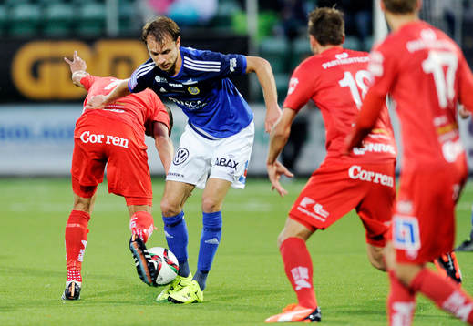 Åtvidabergs Daniel Sjölund och Sundsvalls Lars Gerson