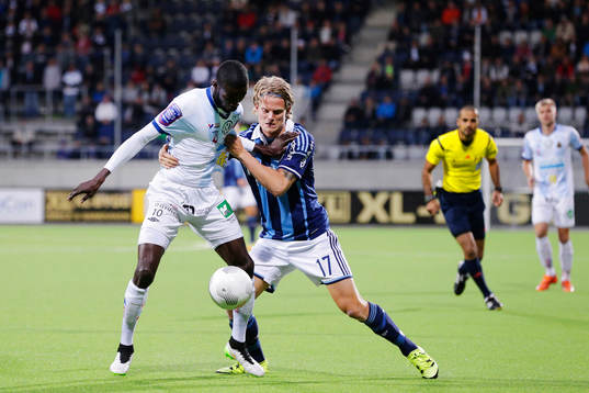 Gefles Dioh Williams och Djurgårdens Tim Björkström