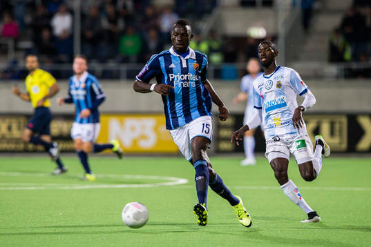 Djurgårdens Omar Colley och Gefles Dioh Williams
