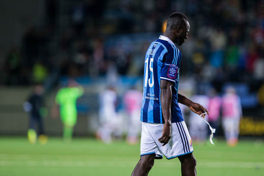 Djurgårdens Omar Colley deppar