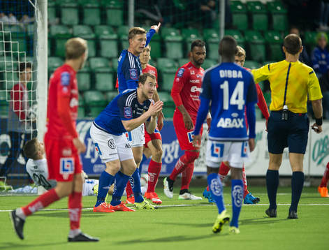Sundsvalls Rúnar Már Sigurjónsson och Leo Englund