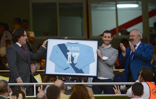 Albiol.. Round 3 of the BBVA league, soccer match between