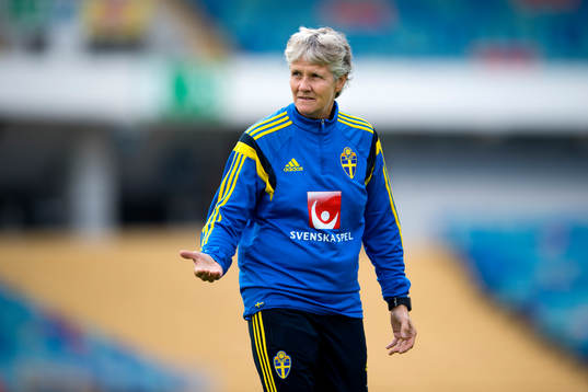 Sveriges förbundskapten Pia Sundhage