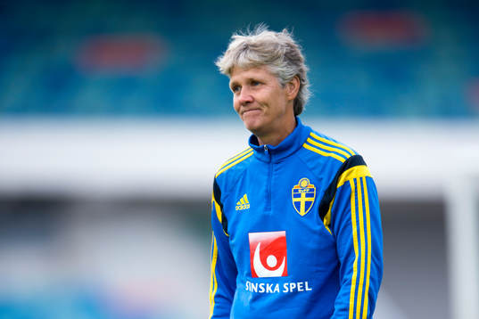 Sveriges förbundskapten Pia Sundhage