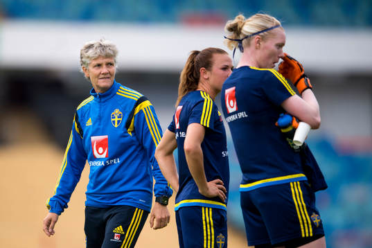 Sveriges förbundskapten Pia Sundhage