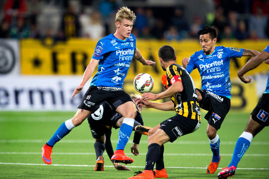Halmstads Eric Smith och Antonio Rojas