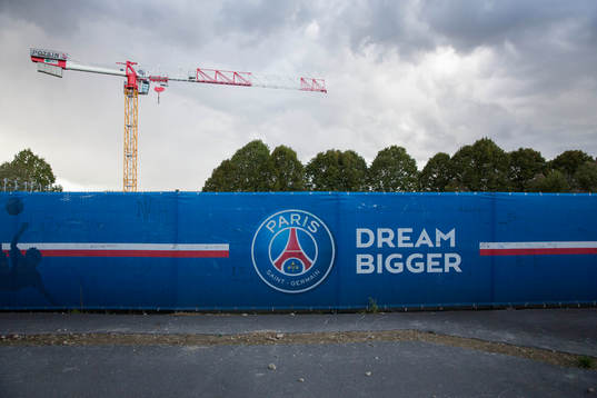 Paris Saint Germains träningsanläggning i området