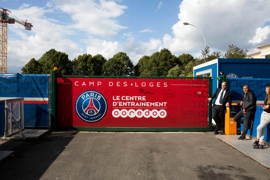 Paris Saint Germains träningsanläggning i området