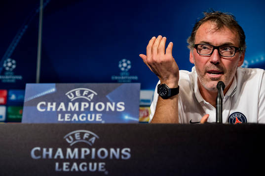 s tränare Laurent Blanc