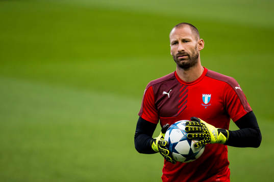Malmö FFs målvakt Johan Wiland