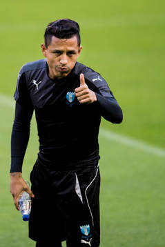 Malmö FFs Yoshimar Yotún gör tummen upp