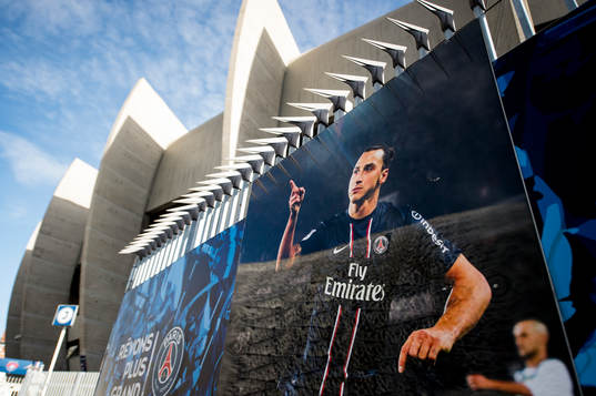Zlatan Ibrahimovic på Parc Des Princes