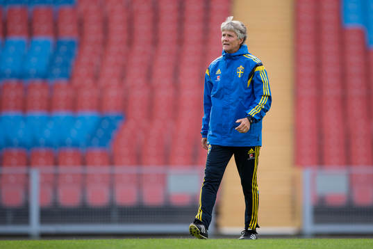 Sveriges förbundskapten Pia Sundhage