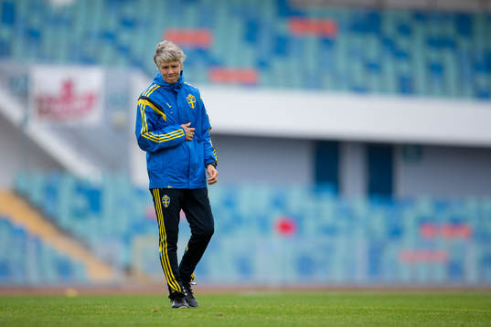 Sveriges förbundskapten Pia Sundhage