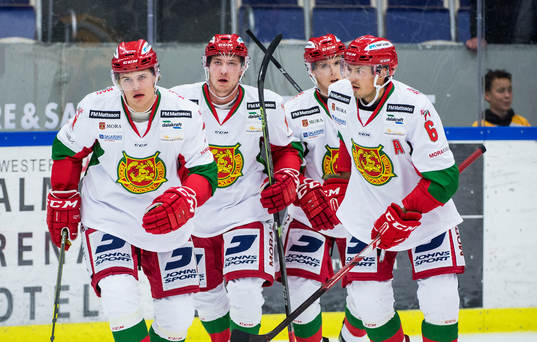 Moras Erlend Lesund, Patrik Karlkvist, Emil Bejmo och
