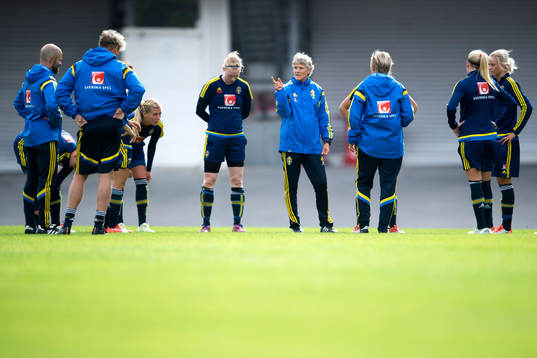 Sveriges förbundskapten Pia Sundhage