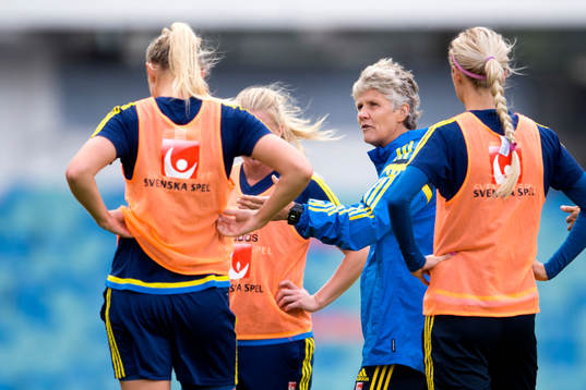 Sveriges förbundskapten Pia Sundhage