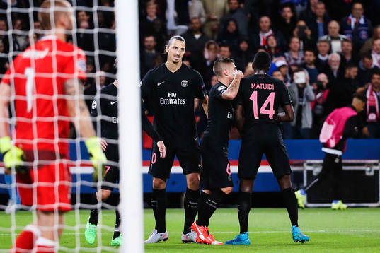 s Zlatan Ibrahimovic jublar