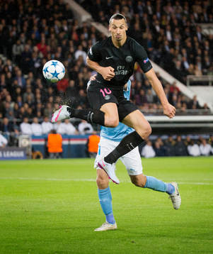 s Zlatan Ibrahimovic gör en assist och klackar fram till