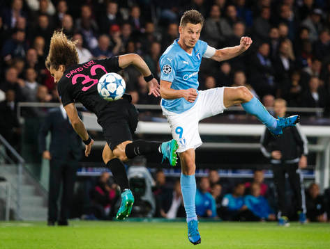 s David Luiz och Malmös Markus Rosenberg