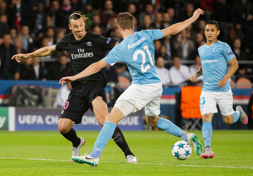 s Zlatan Ibrahimovic och Malmös Kari Arnason