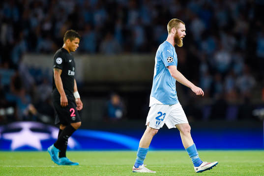 Malmö FFs Jo Inge Berget deppar i halvtid