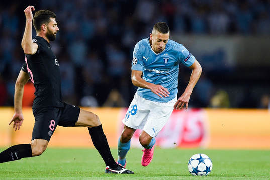 s Thiago Motta och Malmö FFs Nikola Djurjic