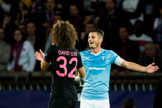 Malmö FFs Markus Rosenberg deppar