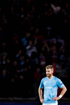 Malmö FFs Rasmus Bengtsson deppar