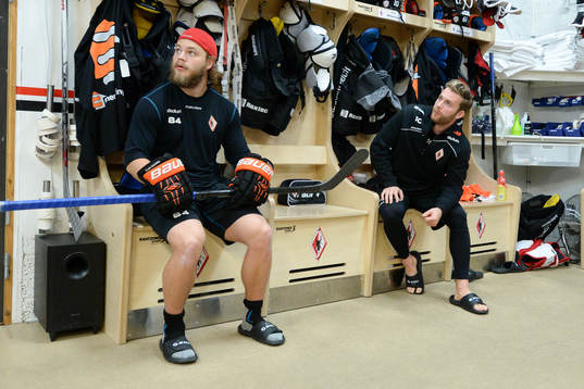 Karlskronas Jimmy Andersson är koncentrerad innan