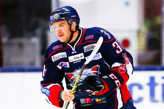 Linköpings Niklas Fogström jublar