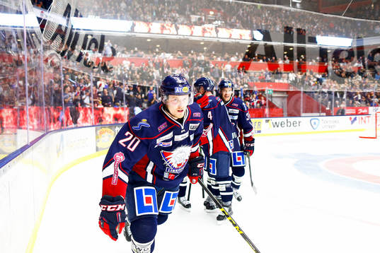 Linköpings Nick Sörenssen jublar