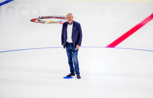 Percy Nilsson på isen i Malmö Arena, Malmö Redhawks