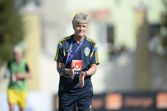 Sveriges förbundskapten Pia Sundhage