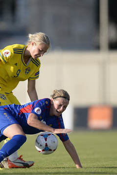 Sveriges Lina Hurtig och Moldaviens Nadejda Vasilica