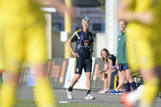 Sveriges förbundskapten Pia Sundhage