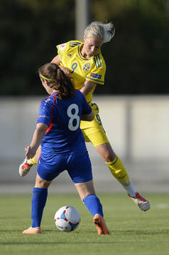 Sveriges Lina Hurtig och Moldaviens Victoria Gurdis