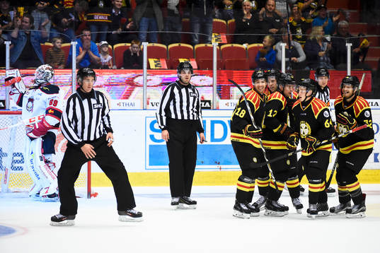 Brynäs Nick Johnson jublar