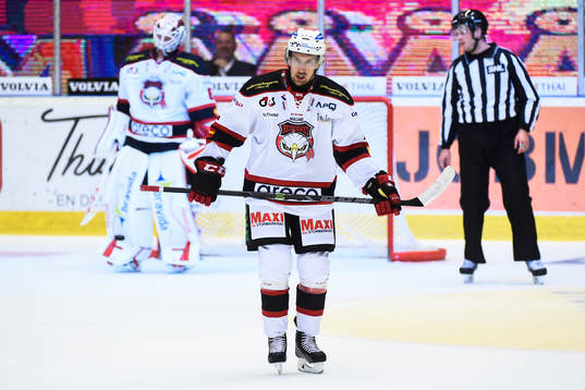 Malmö Redhawks Erik Andersson deppar