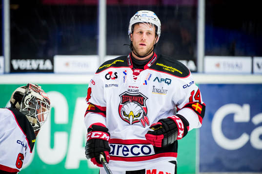 Malmö Redhawks Derek Meech deppar