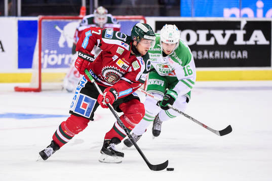 Frölundas Henrik Tömmernes och Rögles Christopher