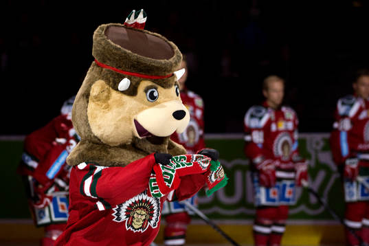Frölundas maskot Frölle