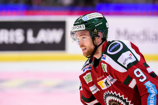 Frölundas Spencer Abbott jublar