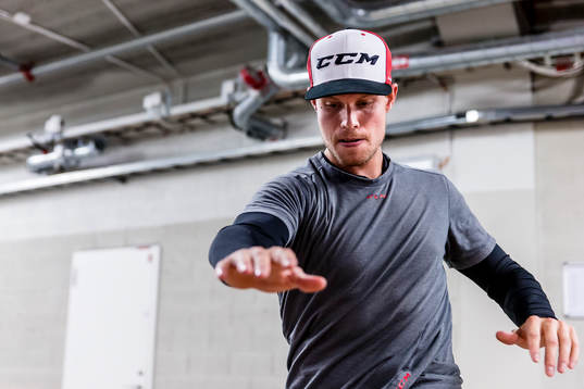 Växjös Alexander Johansson värmer upp
