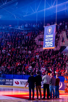 Växjös hissar flagga för sitt SM-guld