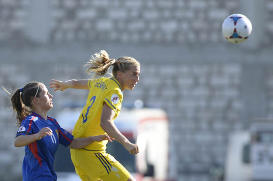Moldaviens Claudia Chiper och Sveriges Linda Sembrant